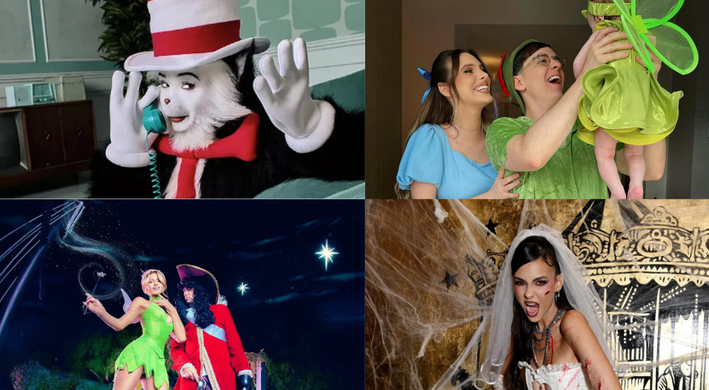 Celebridades sorprenden con originales disfraces durante la noche de Halloween